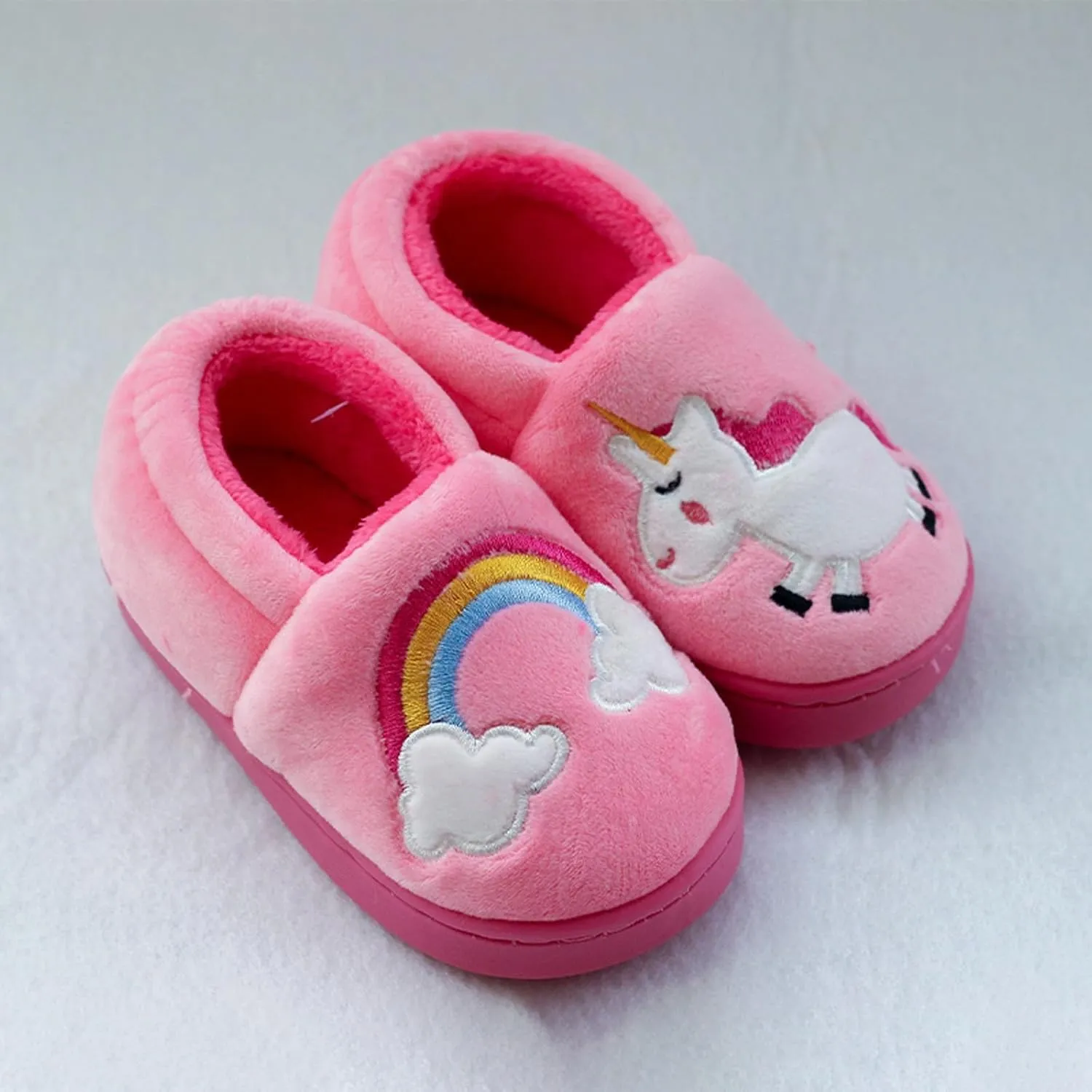 Toddler Slippers Girl Boy House Slipper Kids Winter Slipper Soft Plush Indoor Girls Boys Home Warm Slipper