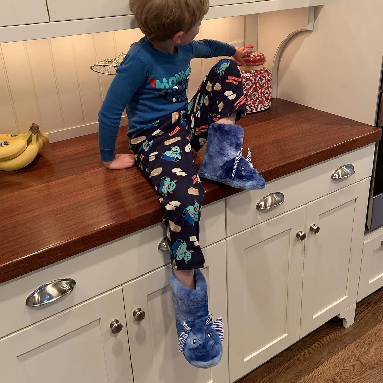 totes Unisex-Child Boot Slipper