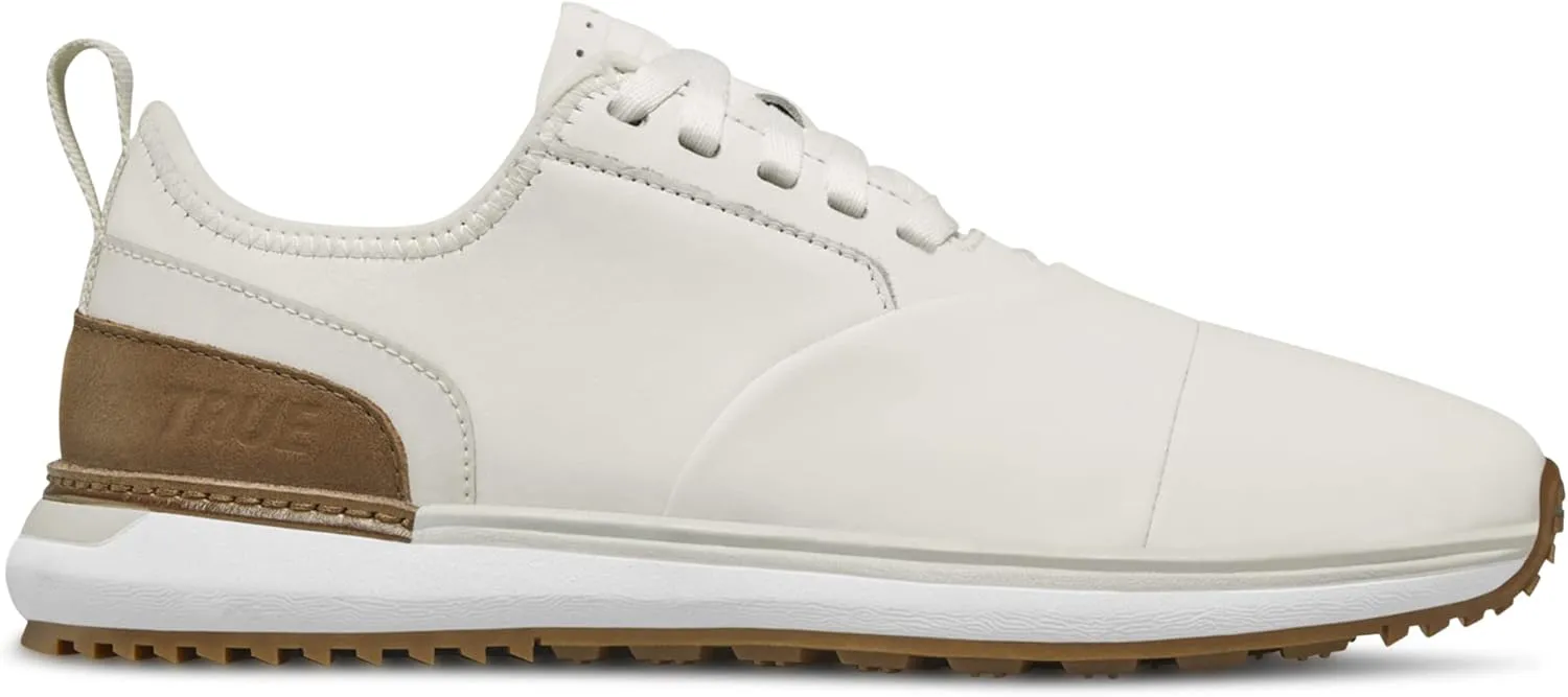 TRUE Linkswear LUX Pro Waterproof Men’s Golf Shoes, Durable Spikeless Tread for Aggressive Grip All Weather Comfort