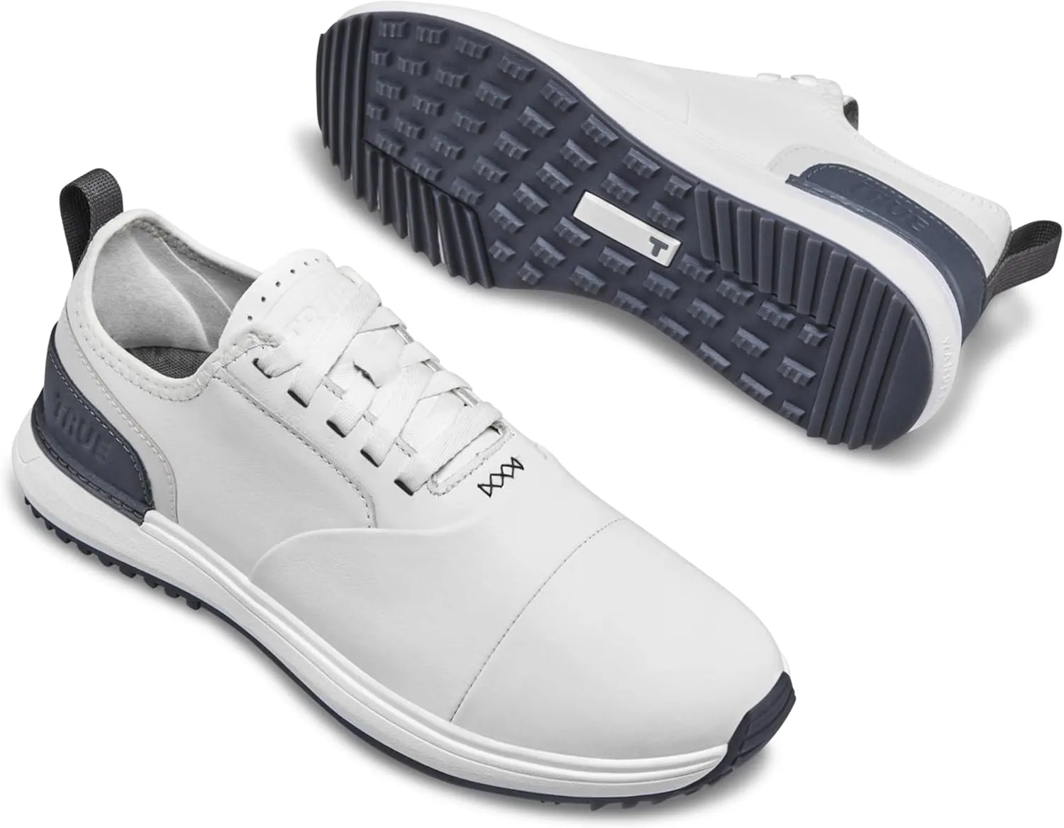 TRUE Linkswear LUX Pro Waterproof Men’s Golf Shoes, Durable Spikeless Tread for Aggressive Grip All Weather Comfort