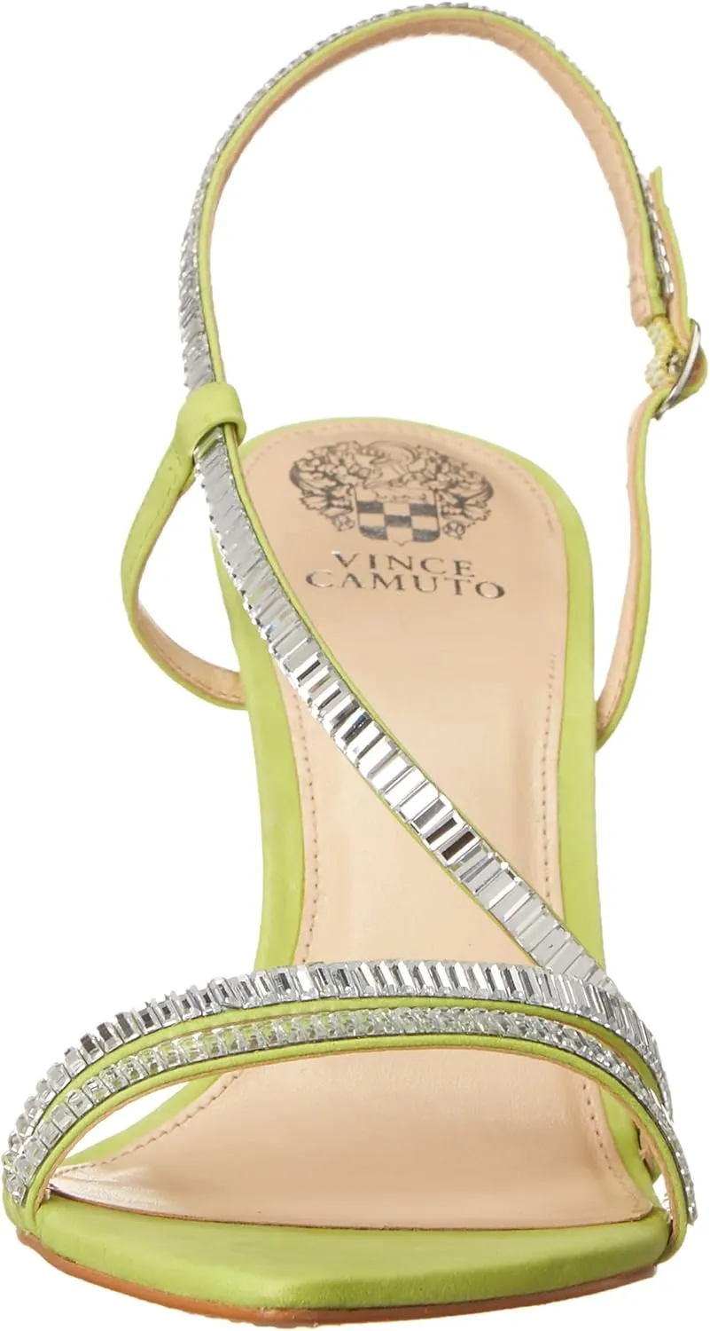 Vince Camuto Women's Antinie Crystal Strap High Heel Heeled Sandal