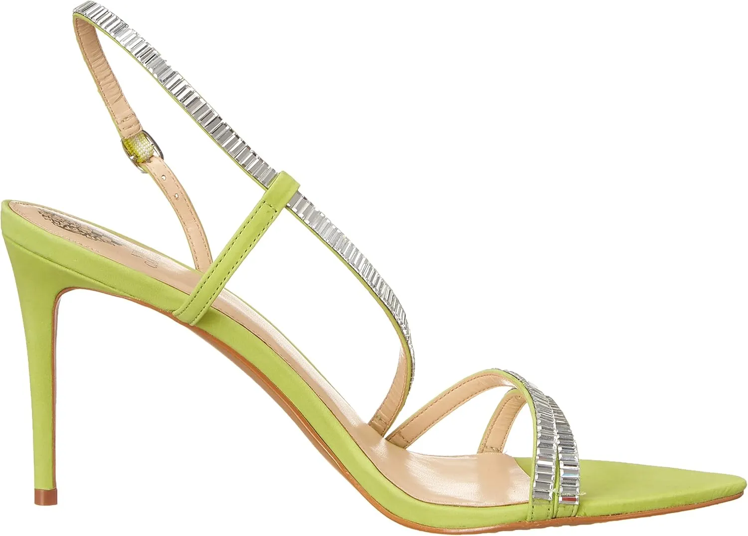 Vince Camuto Women's Antinie Crystal Strap High Heel Heeled Sandal