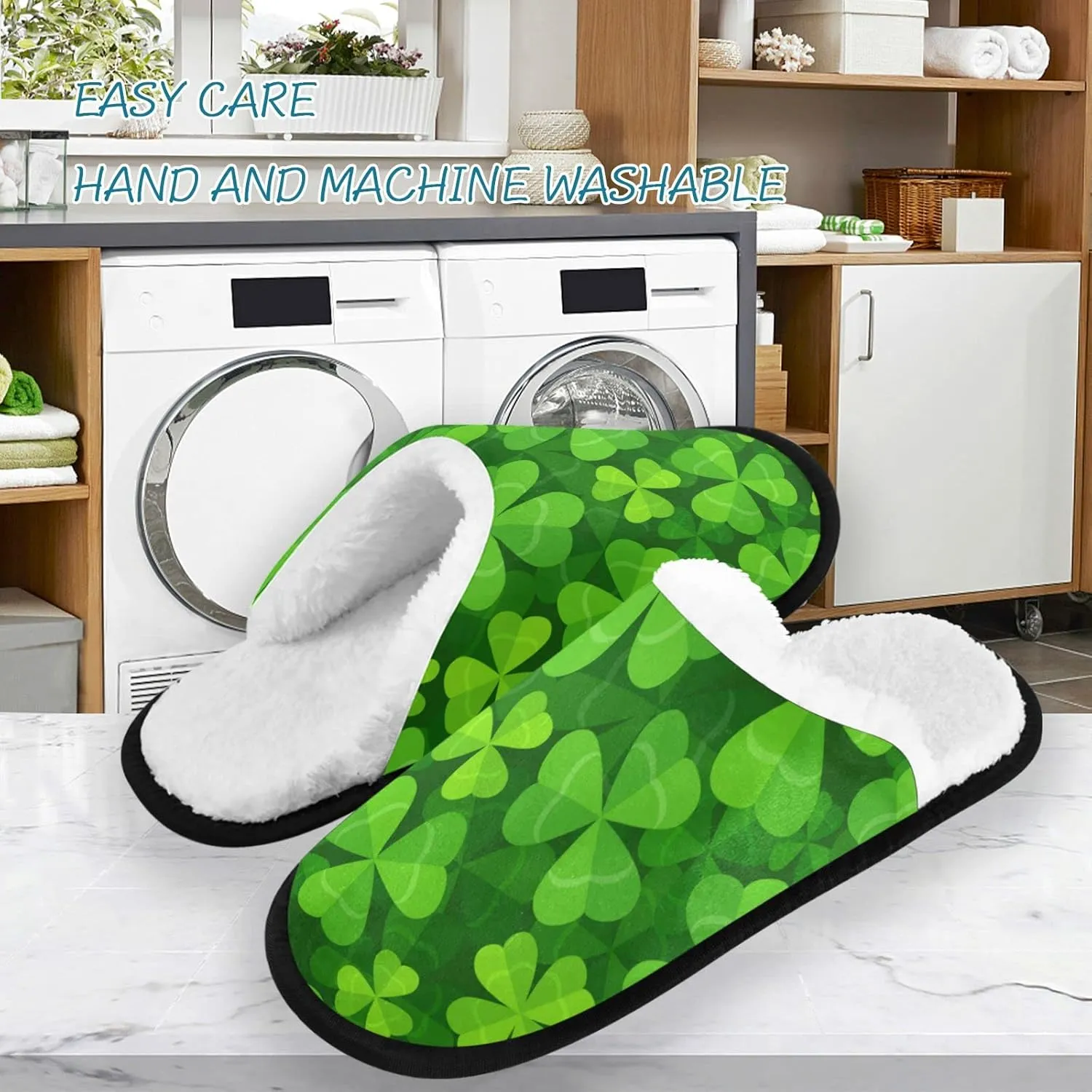 visesunny Modern Slippers for Women Mens Winter Womens Slipper Warm Comfy Memory Foam House Slippers Shoes Bedroom Cozy Indoor Outdoor Slippers