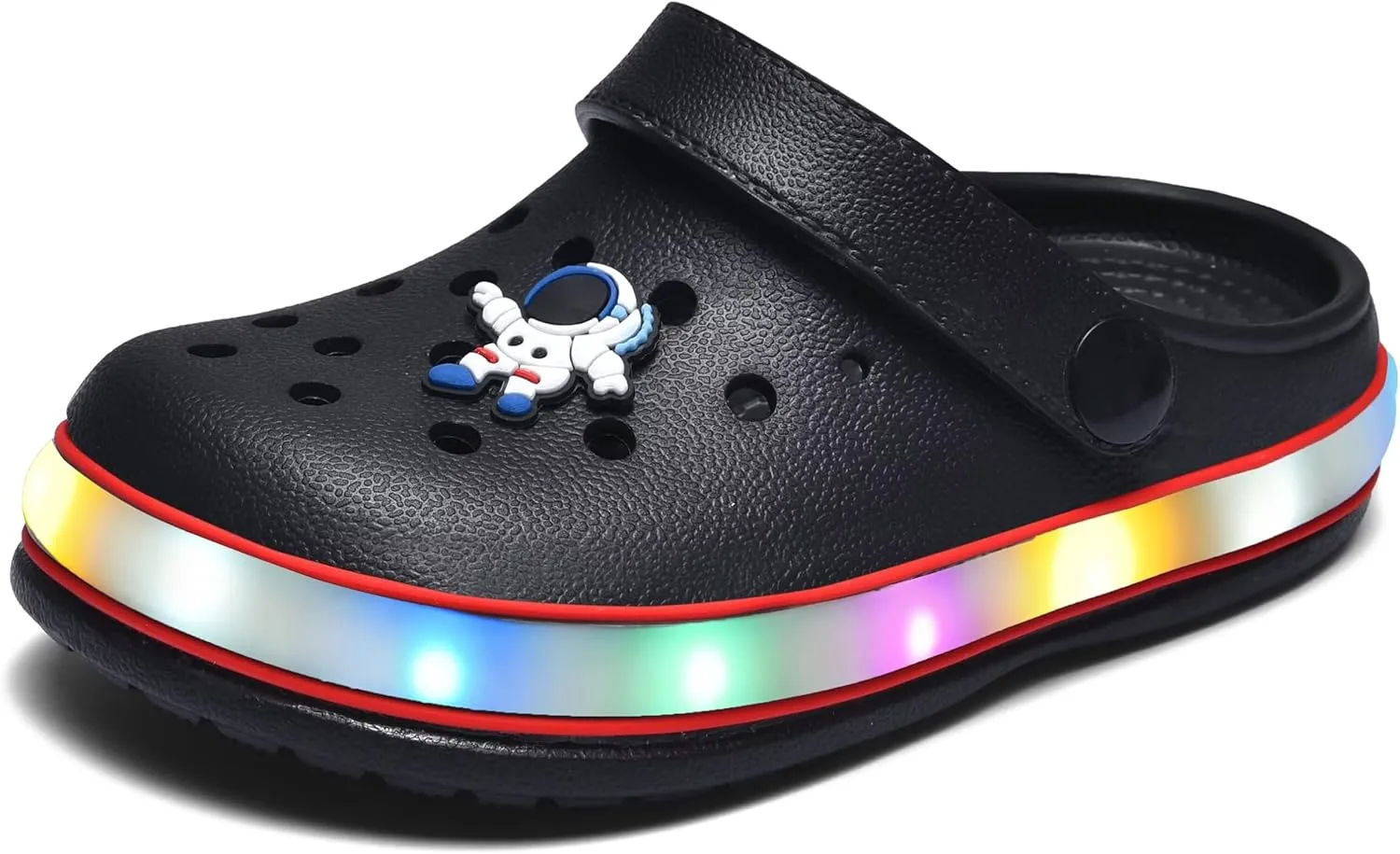 VIYEAR Toddler Light Up Sandals - Boy's & Girl's Garden & Beach Clogs - Indoor & Outdoor Slipper