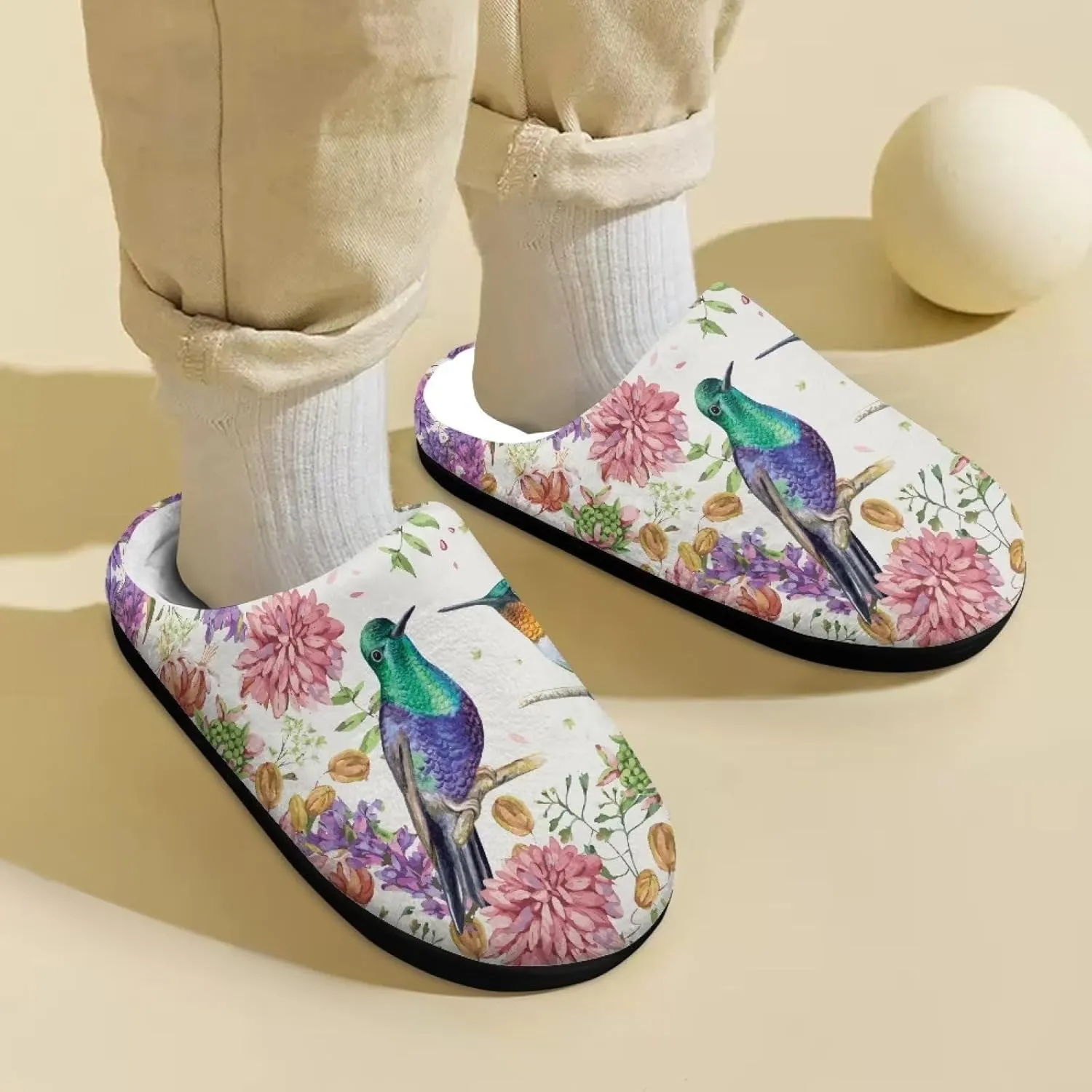 Winter Warm Slipper for Kids Girls Boys Comfy Home House Shoes Size 9-14.5
