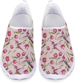 Women Casual Walking Shoes Mesh Sneaker Flats Slip On Loafers Lightweight Breathable Athletic Shoes Beach Sport Aqua Water Shoes