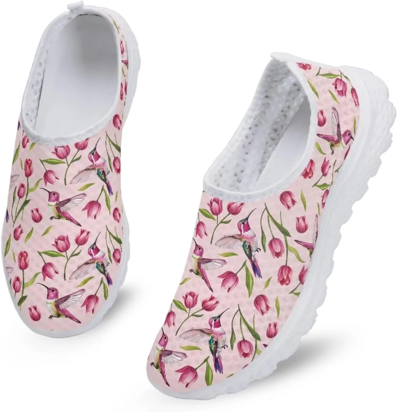 Women Casual Walking Shoes Mesh Sneaker Flats Slip On Loafers Lightweight Breathable Athletic Shoes Beach Sport Aqua Water Shoes