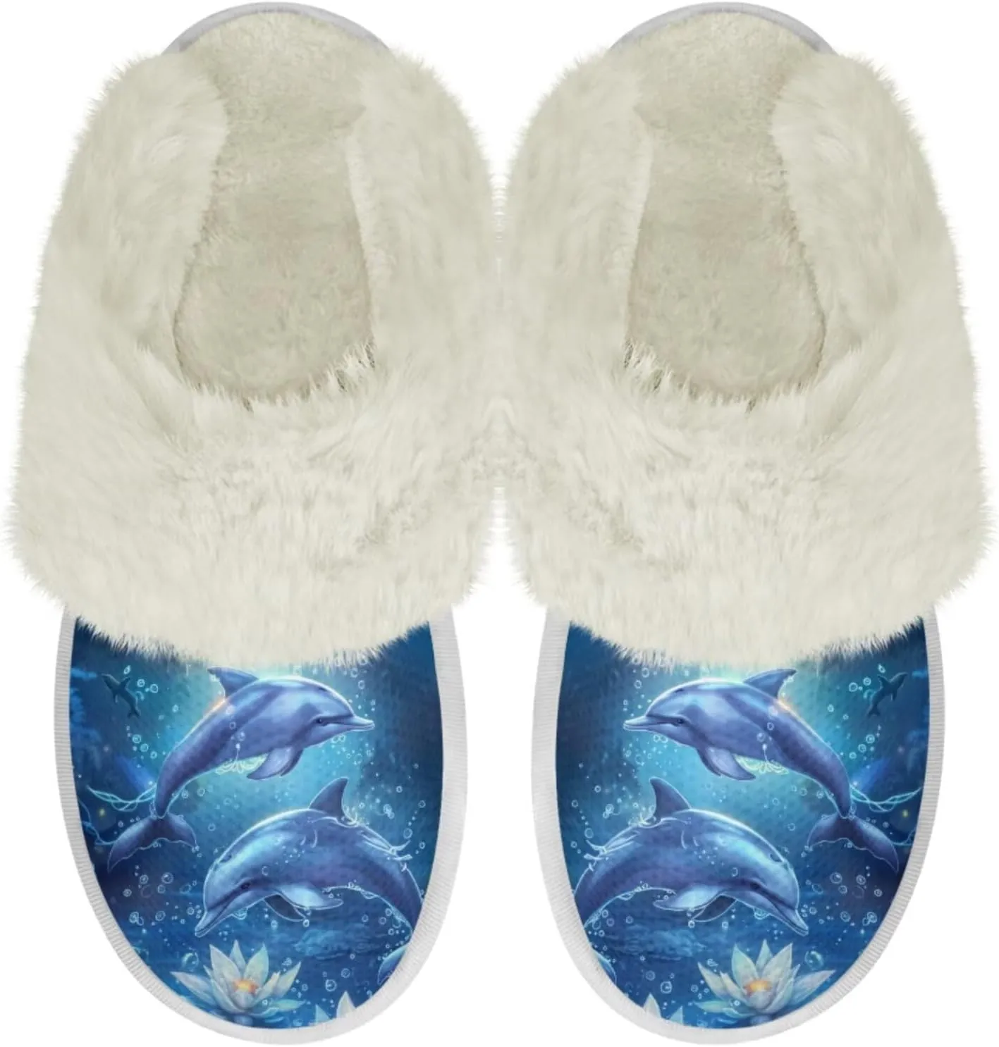 Women Men Slipper Fuzzy Slippers Lightweight House Slipper Non-slip Casual Slippers Indoor Shoes