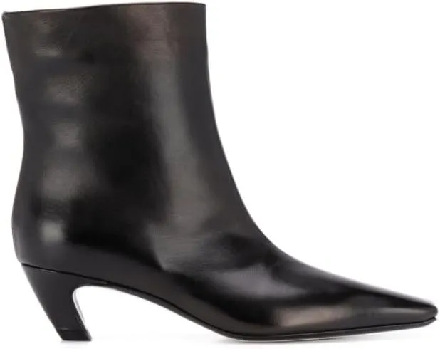 Women's Fashion Low Heel Ankle Boots Square Toe Slip On Kitten Heel Bootie Crocodile Animal Print Faux Suede Matte Leather 2 Inches Heel Party Boots
