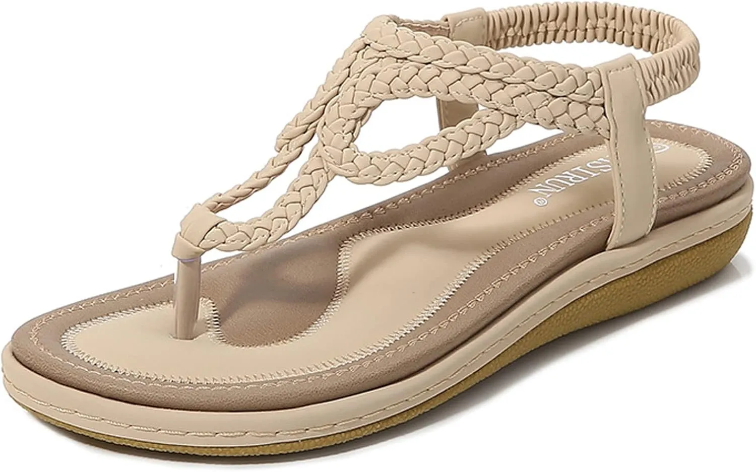 Women's Flat Sandals 2024 Buckle Summer Women's Wedges Sandals Shoes Fashion For Women Strap Sandals Shoes Women's