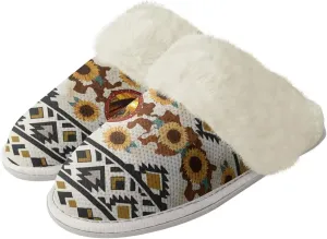 Women's Fuzzy Slipper Home Slippers Fluffy Winter House Shoes Soft Sole Slippers for Indoor