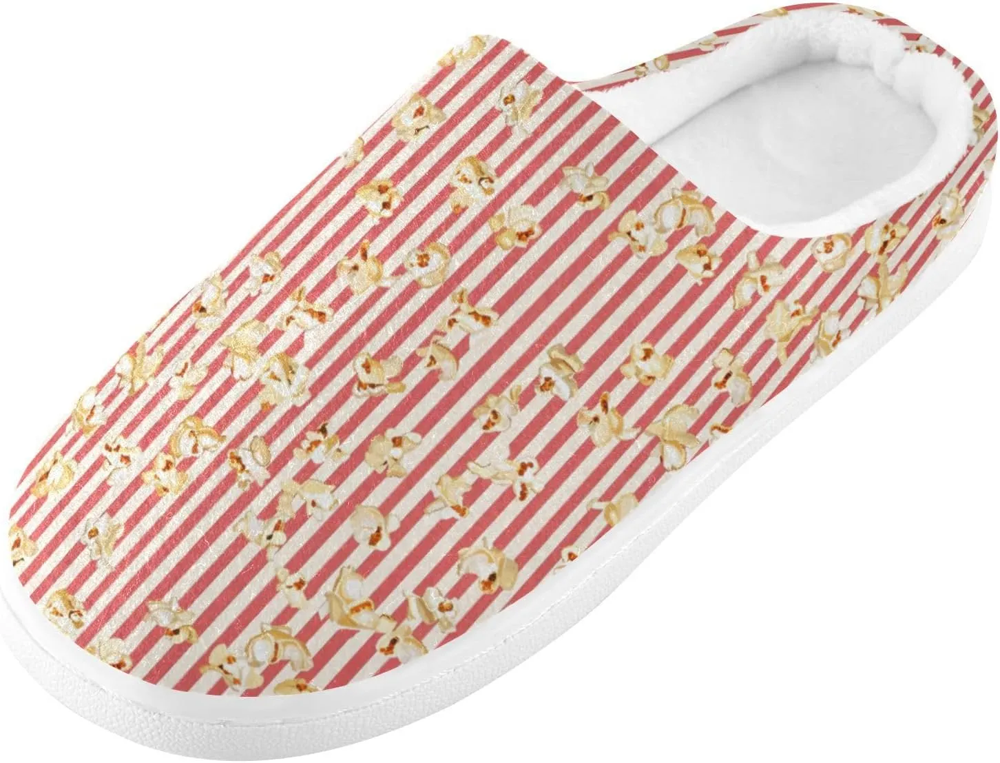 Women's Men's Slippers Memory Foam Fluffy Fuzzy Slipper Fleece Comfy Warm Slip On Winter Bedroom House Shoes for Outdoor Indoor Travel