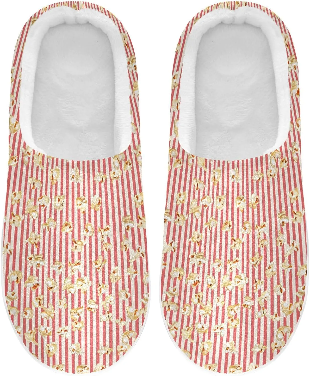 Women's Men's Slippers Memory Foam Fluffy Fuzzy Slipper Fleece Comfy Warm Slip On Winter Bedroom House Shoes for Outdoor Indoor Travel