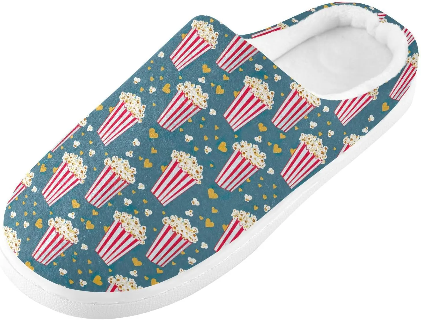 Women's Men's Slippers Memory Foam Fluffy Fuzzy Slipper Fleece Comfy Warm Slip On Winter Bedroom House Shoes for Outdoor Indoor Travel