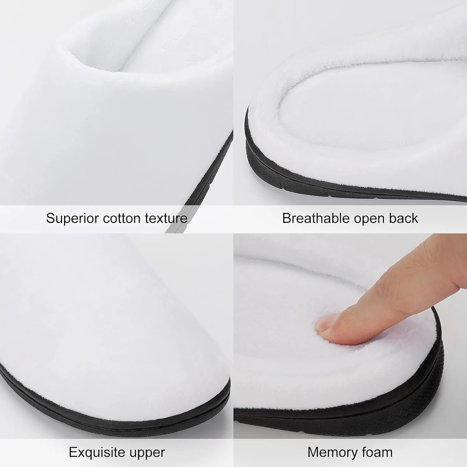 Womens Slippers Comfy Bedroom Slip-On Shoes Ladies Halloween Slippers Cotton House Slipper Indoor Memory Foam Slippers