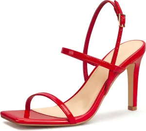 Women's Strappy High Heeled Sandals Open Toe Ankle Strap heels Comfy Weddings Shoes