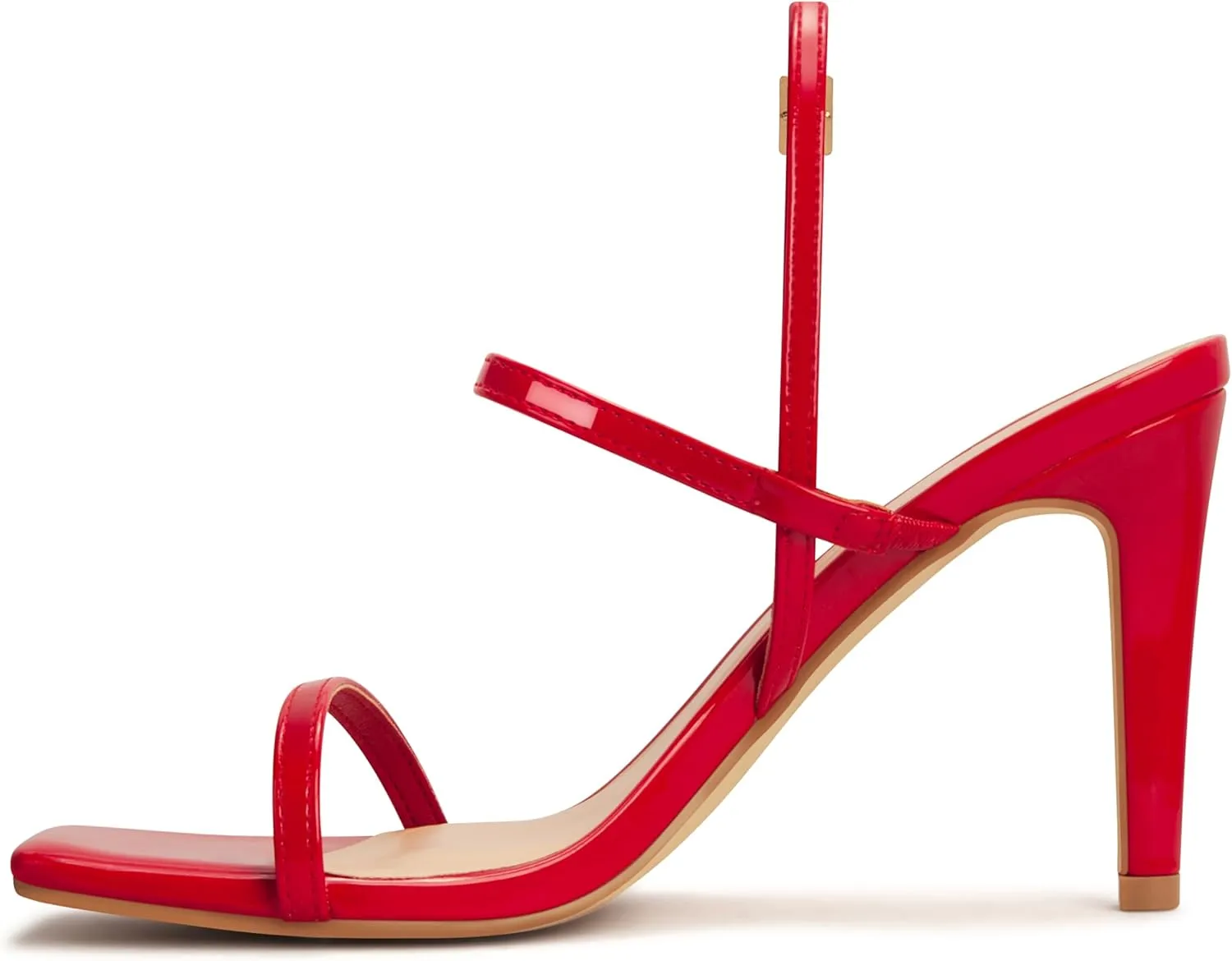 Women's Strappy High Heeled Sandals Open Toe Ankle Strap heels Comfy Weddings Shoes
