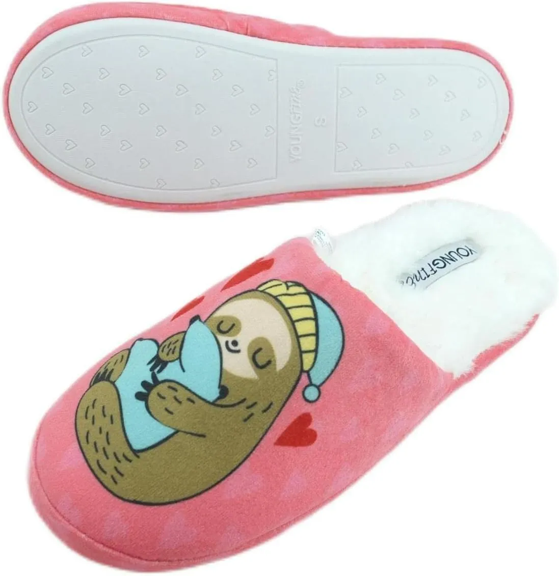 Youngfine Cute Lazy Sloth Ladies Slipper (ZW21426)