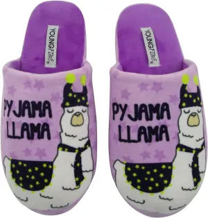 Youngfine Pyjama Llama Slipper and Breakfast Club Ladies’ Slipper for Women