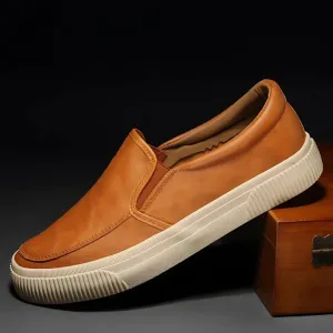Zeger | Klassische Leder-Slipper für Männer
