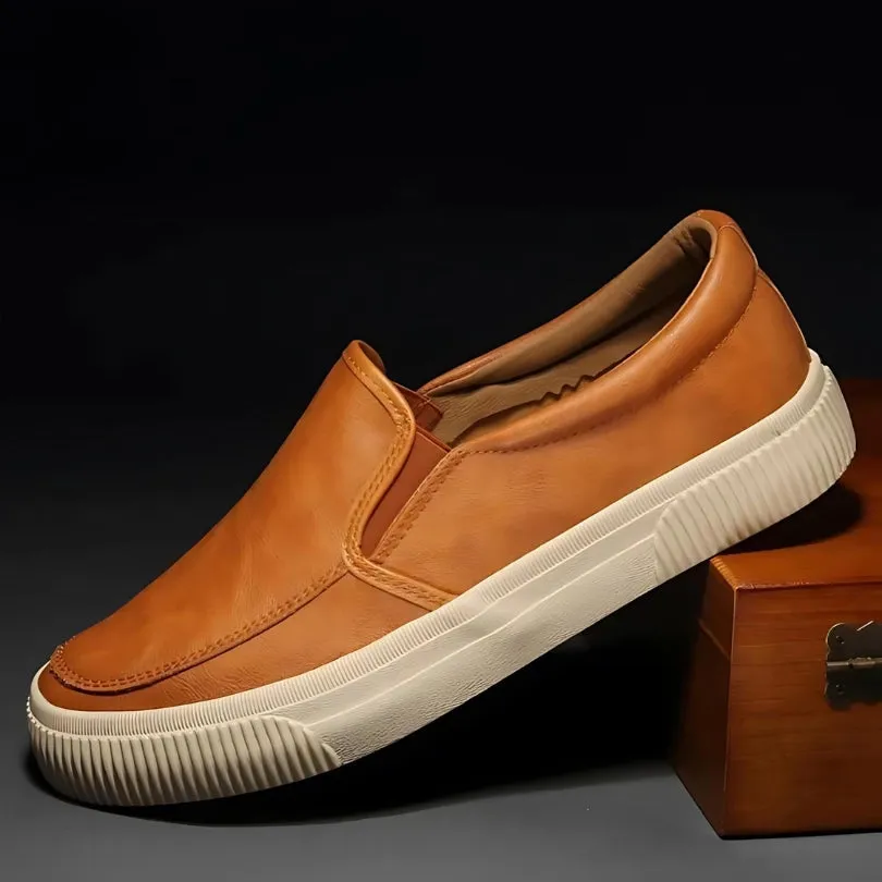 Zeger | Klassische Leder-Slipper für Männer